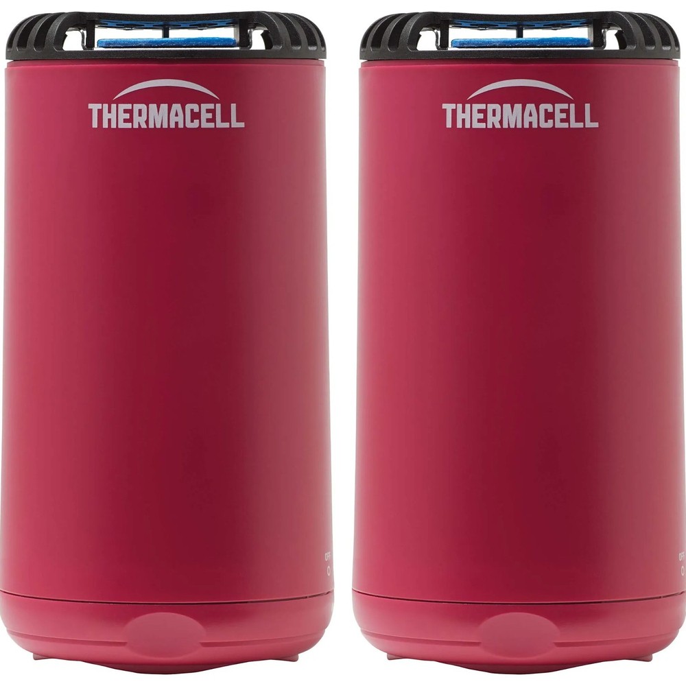 Lot of 2 Thermacell Patio Shield Mosquito Repeller 15 Ft DEET-Free Magenta MRPSP