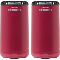 Lot of 2 Thermacell Patio Shield Mosquito Repeller 15 Ft DEET-Free Magenta MRPSP