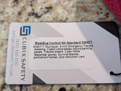 Cubix Safety Bleeding Control First Aid Kit BC-S-SWATT