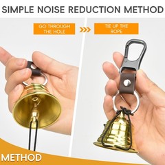 Electronic Air Horn and Bear Bells for Hiking Safety Gear Camping