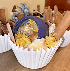 6 Pk New England Firestarters Soy Wax Potpourri Wood Shaving Bostonique Gift Blu