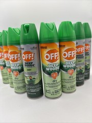 (10) OFF! Deep Woods Bug Spray & Mosquito Repellent Dry Touch Insect 10x 4 oz.