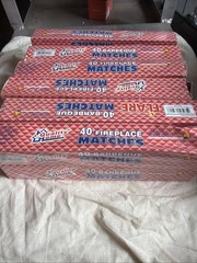 Spark Pack of 12 x 40 (480 Matches) Long Wooden Matches 11″ BBQ Barbecue Lot