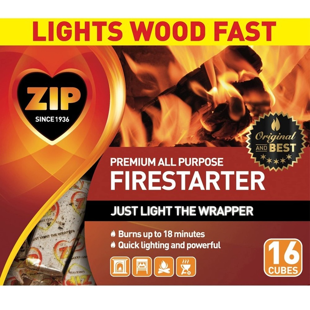 Firestarter Cubes All Purpose 16 Count White Label 100537048