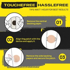 Ceeport 20PCS Freestyle Adhesive Patches, Waterproof Sensor Covers for Libre 2/3