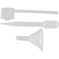 4 Sets Mini Perfume Dispenser Tools Transparent Plastic Liquid Funnels