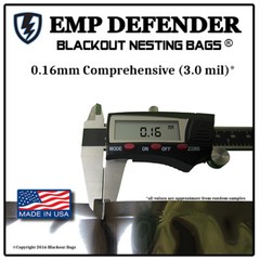 FARADAY CAGE EMP ESD BAGS 12 PC PHONE SIZE 5″ X 7″ PREPPER KIT BY EMP DEFENDER