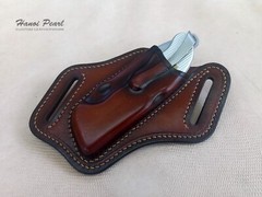 Custom Canted Leather Sheath for SAK Victorinox Hunter Pro Alox [Sheath Only]