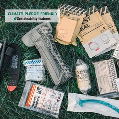Trauma First Aid Kit with C-A-T Tourniquet Molle Pouch for Military Travel