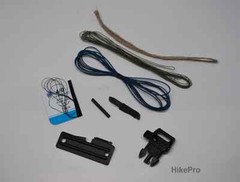 Traveler MIL-C-5040H 550 Paracord Band firesteel blade bl kev cord snare suture