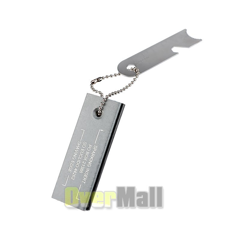 Magnesium Block & Flint Military Fire Starter Striker Firestarter Army Survival