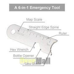 1-5PCS Large Fire Steel Magnesium Fire Starter Steel Flint Survival Lighter