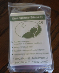 *Lot of 50* Mylar Thermal Blankets Camp Unused Individually Wrapped 130 X 210 cm