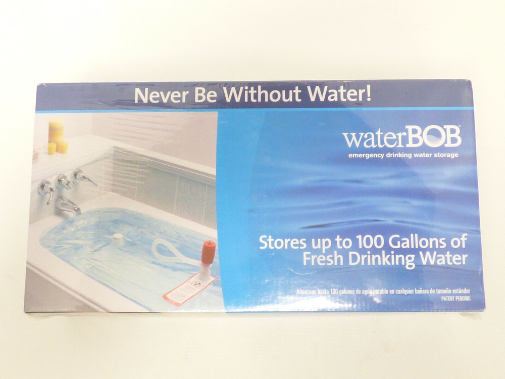 NEW WaterBOB Emergency Survival Bathtub 100 Gal BPA Free Drinking Water