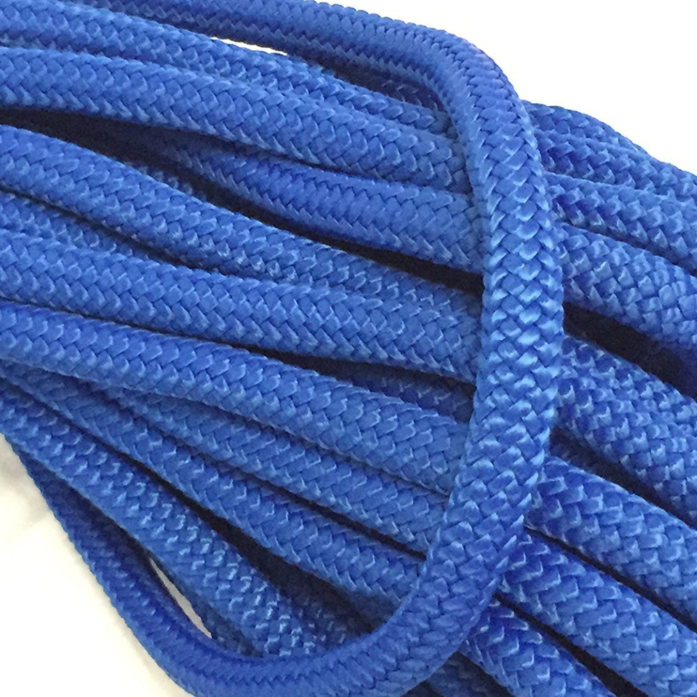 1/2» x 250 ft Navy Double Braid Nylon Rope Reel – Heavy Duty Marine & Camping