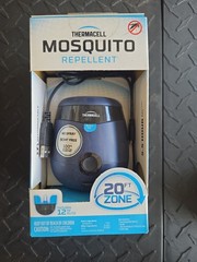 Thermacell Rechargeable Mosquito Repeller 20 Ft Zone w/12 hr Refill NIB