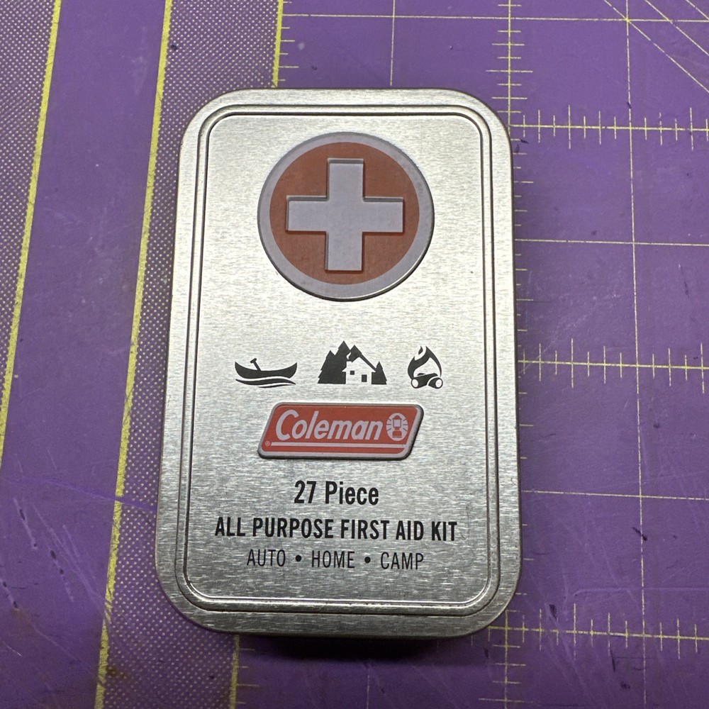 Coleman All Purpose Mini First Aid Kit – 27 Pieces – Travel Friendly