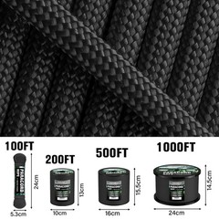 Paracord Rope 750 – Parachute para Cord 4mm 11 Strand Spool Rope Utility Nylo…
