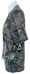 Mossy Oak Camo Shirt Men’s Large 42/44 Camouflage Short Sleeve Scent control