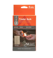S.O.L. Survive Outdoors Longer Tinder Quick – 12 Pack