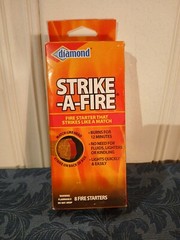 Fire Starter Match Sticks Firestarter 8 piece Diamond Strike Logs 12min. Burn