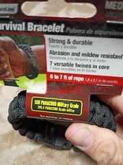 SecureLine 550lb Military Grade Paracord Survival Bracelet Medium BN2