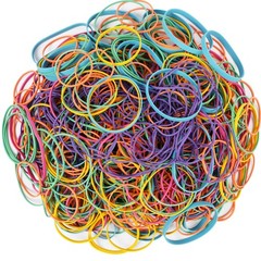 AMUU Rubber Bands Assorted Size Multicolor 0.5 lb
