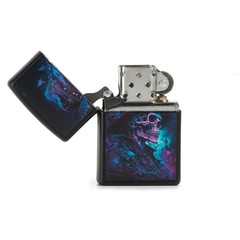 Zippo Gaudy Skull Design Refillable Windproof Pocket Lighter