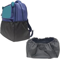 Backpack Bottom Protector Cover Heavy Duty Anti 13.39*7.87*7.09 inch, Black