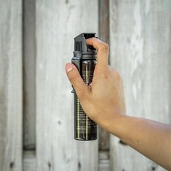 2 POLICE MAGNUM Pepper Spray Defense 5oz Flip Top Belt Clip Stream Protection
