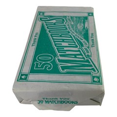D.D. Bean & Sons Thank You 50 Matchbooks Unopened , Extra Used Box