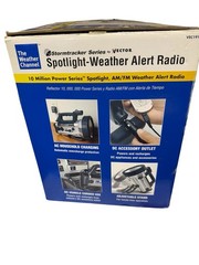 Vector Weather Flashlight 3 Band Radio VEC191 NIB 10,000,000 Power 12VDC Outlet