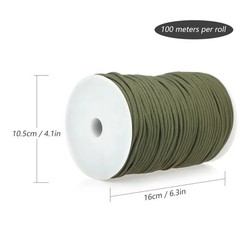 550 Paracord Rope 100m 4mm 9 Core Nylon Tent Camping Survival Lanyard Cord