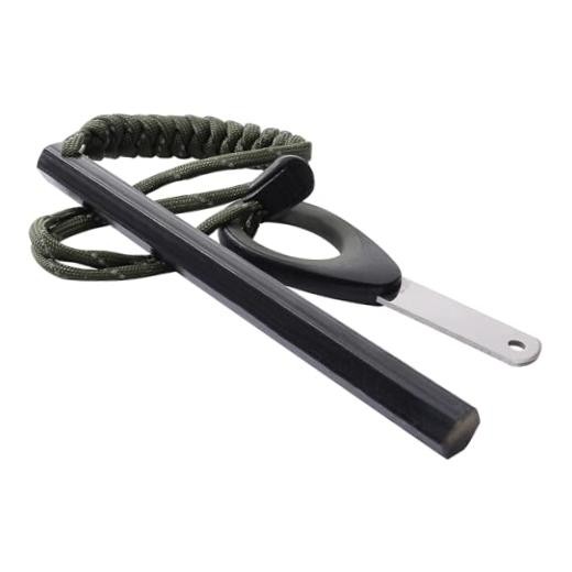 Ferro Rod Fire Starter, 6 inch X/2 inch Flint and Steel Fire Starter Kit with 1