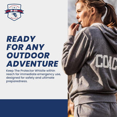 P51 – Coach Whistle – Official Whistle for Sports, Removable Cushioned Mouth Gri