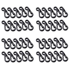 40PC Spring Backpack Clasps Climbing Carabiners Keychain Camping4568