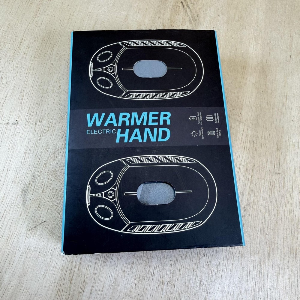 Rechargeable Electric Hand Warmer AO-218 USB Type-C Black Camping Gear Outdoor