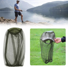 2Pcs Anti-Mosquito Bug Bee Insect Head Net Hat Cap Sun Protection Fishing Hiking