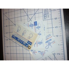 Pro-Knot 14 Best Knots Tying Reference Cards Waterproof Pocket Guide USA 3.5in