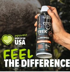 Lot Of 2 Trek Mosquito Repellent Lemongrass Farms Plant-based 100% All Natural