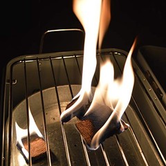 Fire Starter Squares Kit, Quick Light, Non-Toxic, All-Natural Materials, stick