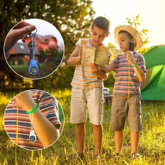 Mini Compass for Kids Keychain, Small Bulk Multi-Color Outdoor Camping Hiking…