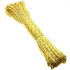 1pcs New Gold Silver Cord 550 Paracord Parachute Cord Lanyard Mil Spec PFJ-2