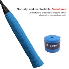 1Pc Dry Tennis Racket Grip Anti-skid Sweat Absorbed Wraps Taps Badminton Grips