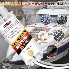 Marine Fiberglass Repair Kit for Boats Gel Coat Epoxy Filler for Cracks Chips