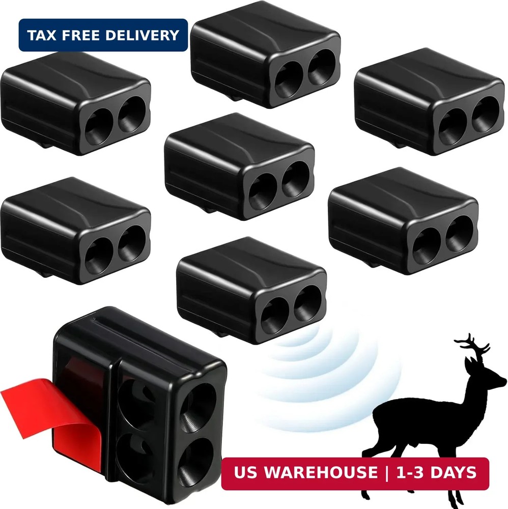 8 Pieces Deer Whistle Avoids Collisions, Deer Whistles for Car Deer Warning Devi