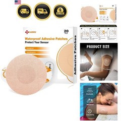 Freestyle Libre 2/3 Sensor Covers,20PCS Freestyle Adhesive Patches Waterproof…