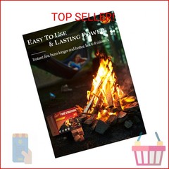 Nvkrvks Fire Starter, Easy-Burning Fire Starter Squares for Wood Stoves, Campfir