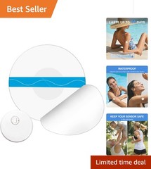 Waterproof Adhesive Patches for Freestyle Libre 3 – 20 Pack, No Glue Center