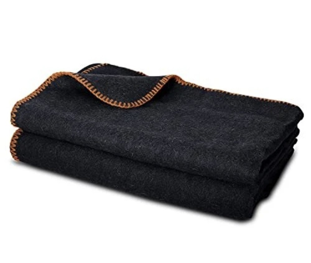 NEW! TEKO 66X90 Military Wool Blanket for Emergency Camping & Everyday Use